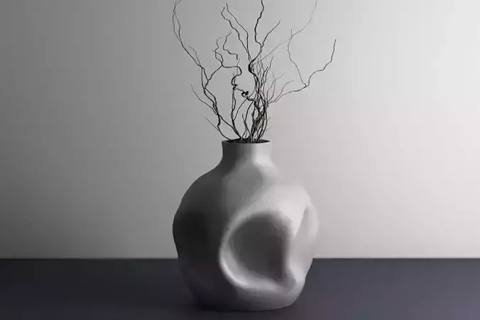 vase pot planter 3d print 867