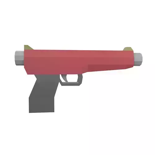 Low Poly Gun v1 003