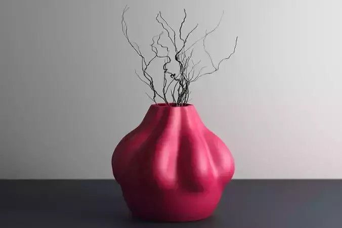 vase pot planter 3d print 856 