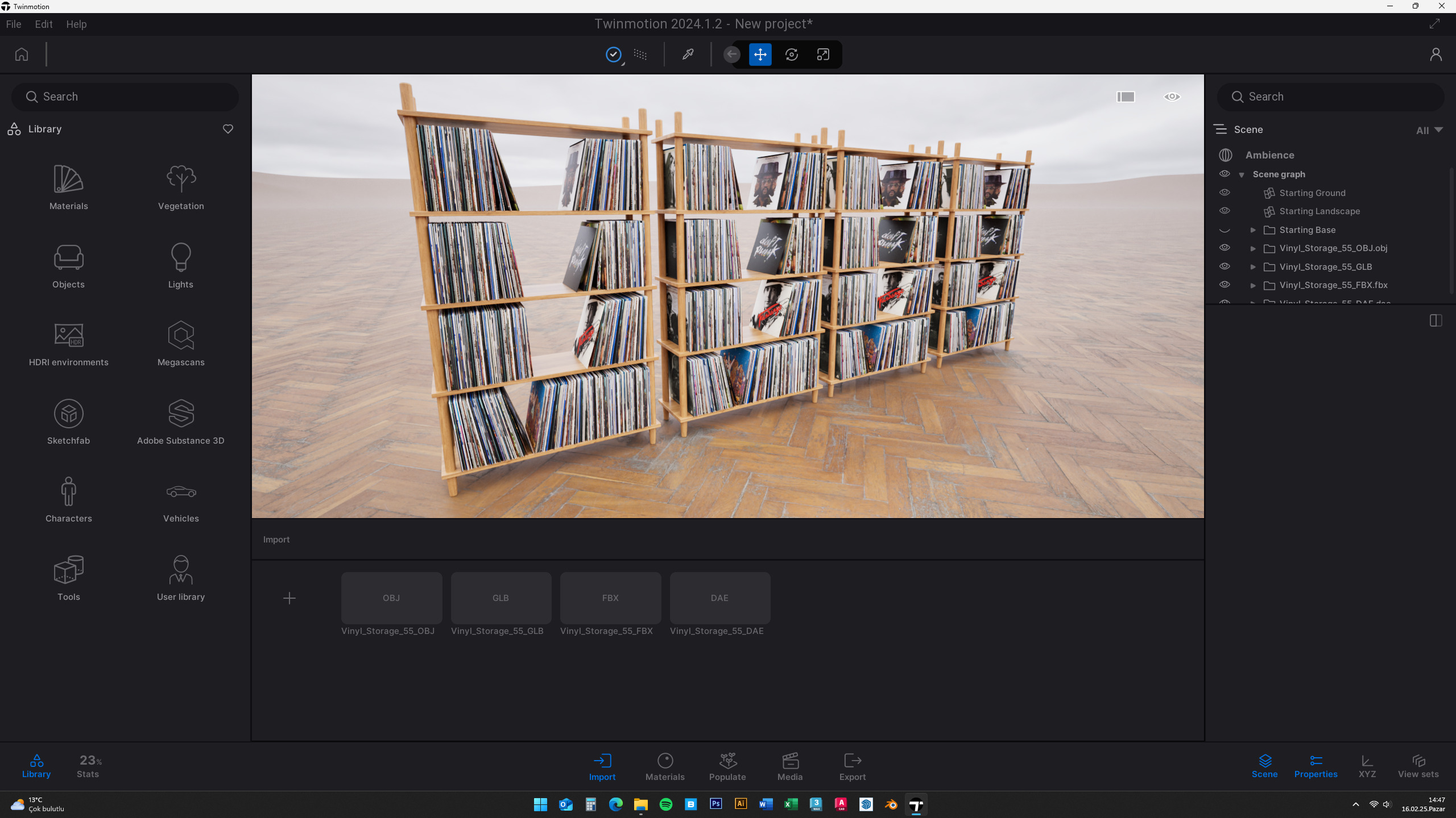 Vinyl Storage No55 3D model_13
