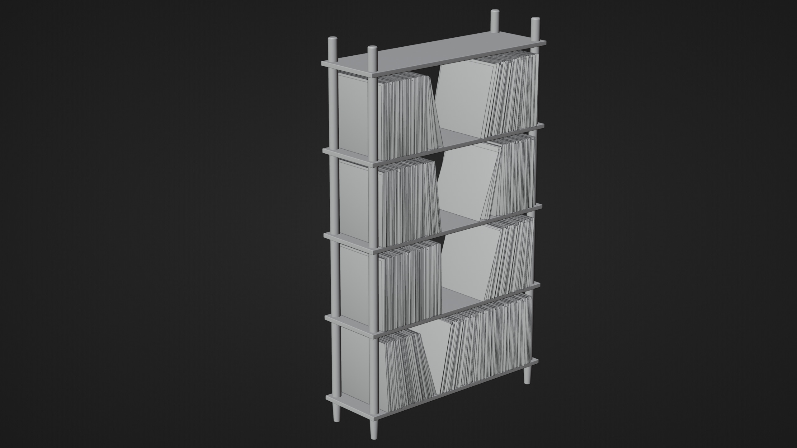 Vinyl Storage No55 3D model_14