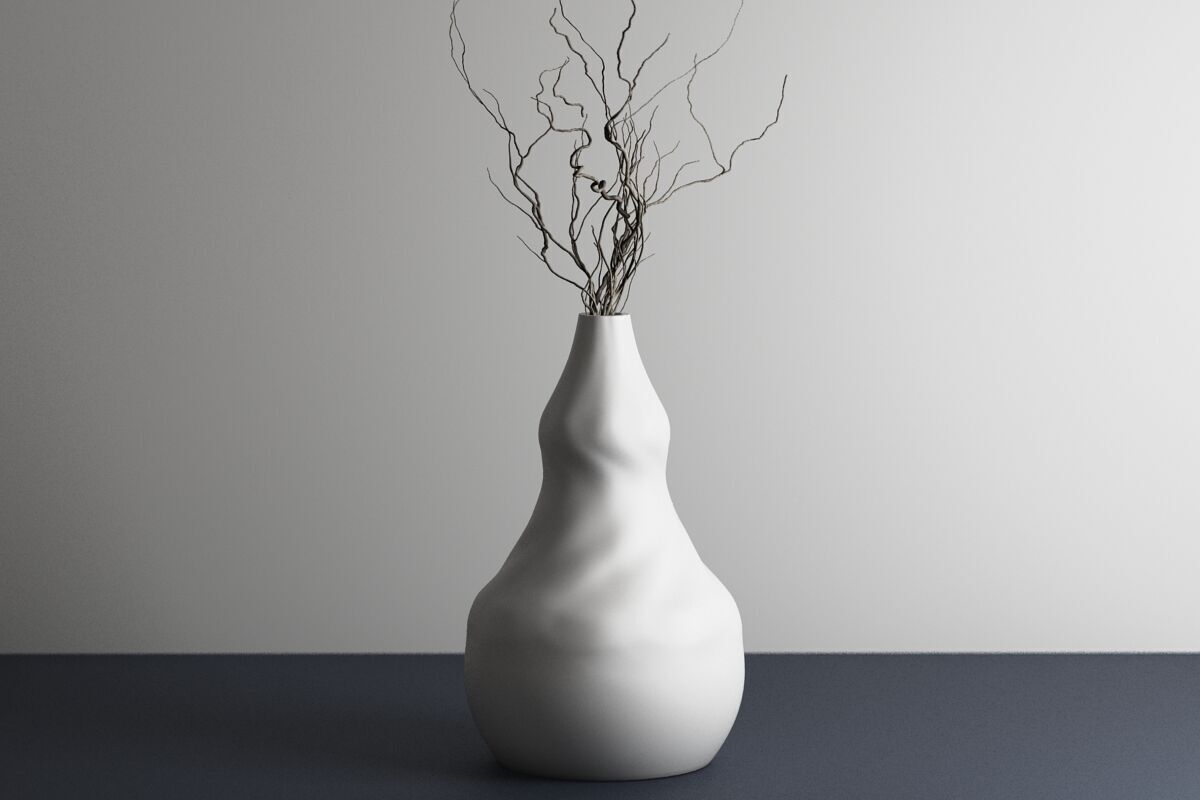 vase pot planter 848  3D print model_2