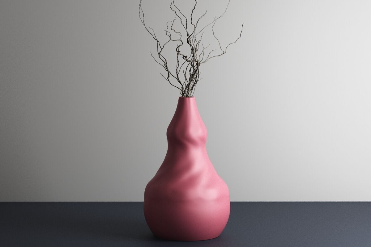 vase pot planter 848  3D print model_1