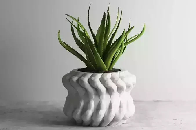 vase pot planter 3d print 840