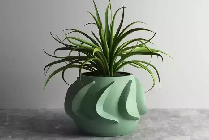 vase pot planter 3d print 837 