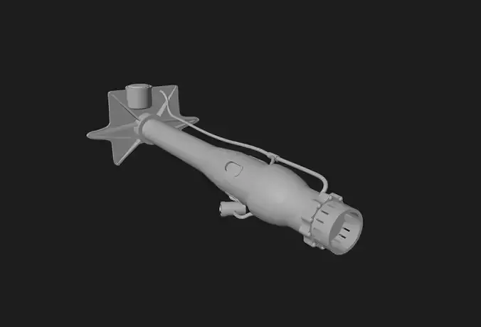 Walter HWK 109-509 Rocket Engine 3D print model