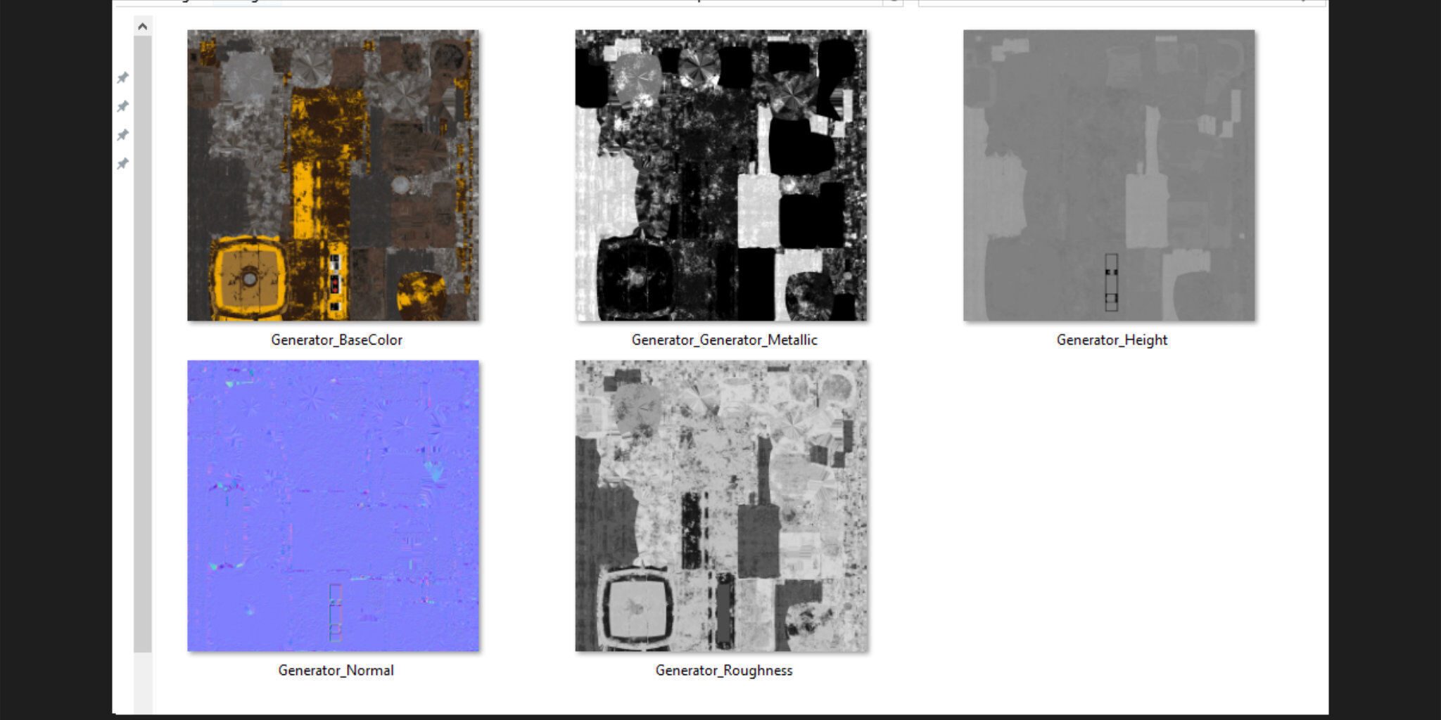 Petrol Diesel Gas Generator For Backup Power 3D Asset Low-poly 3D model_5