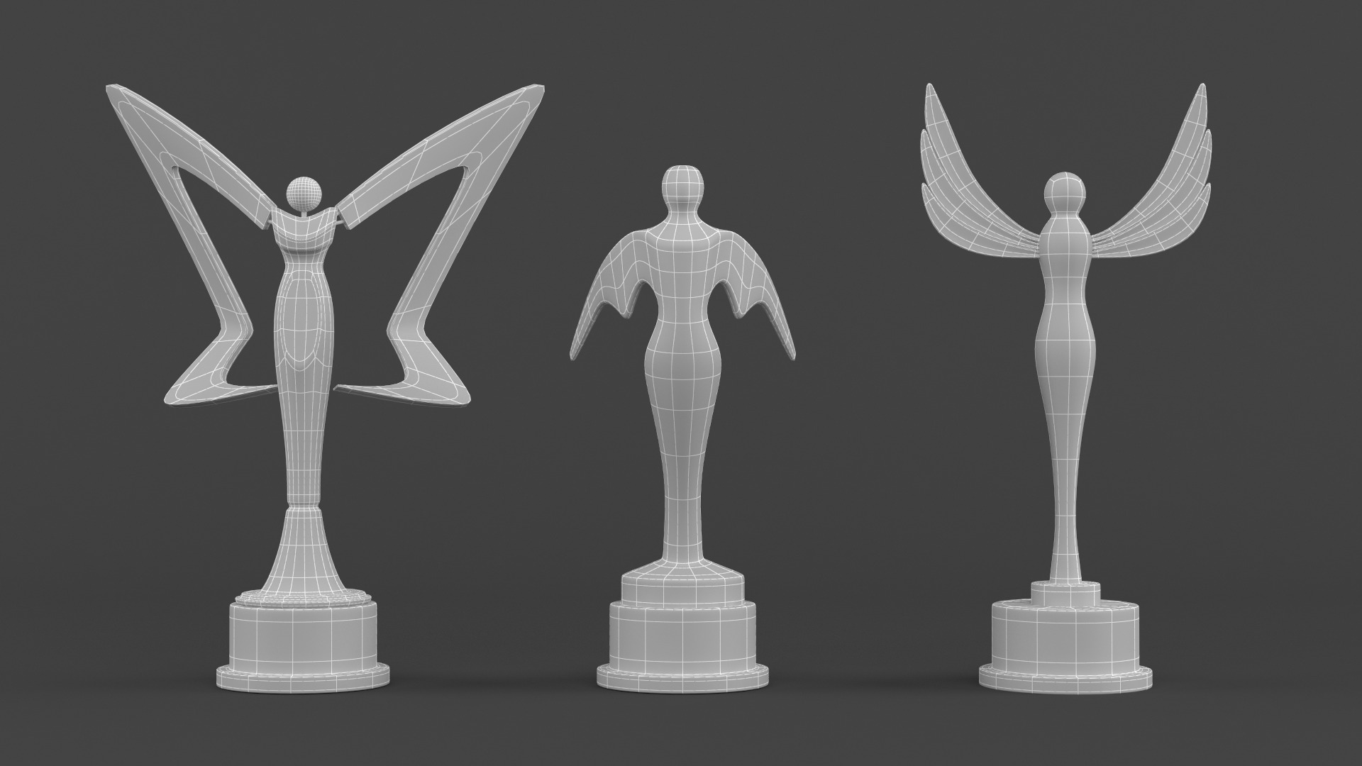 Trophy Cups 3D model_7