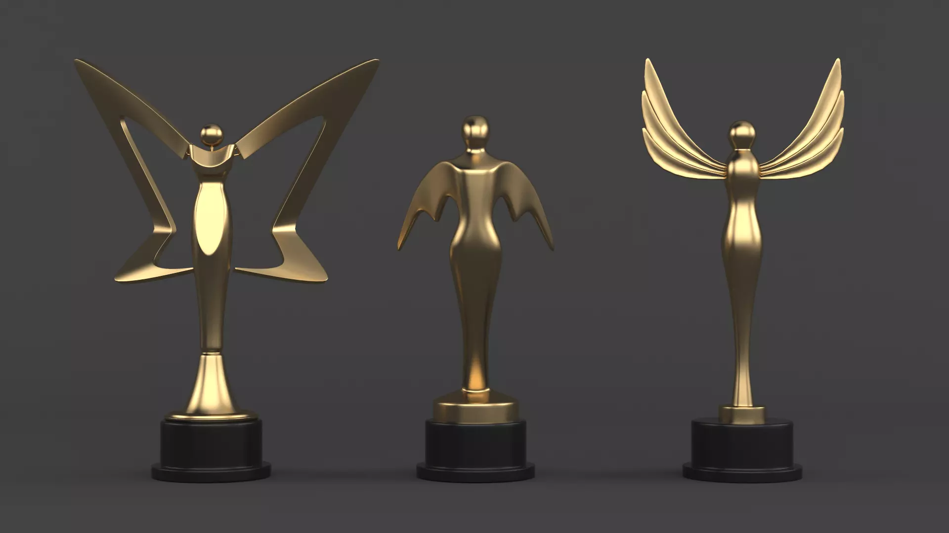 Trophy Cups 3D model_0
