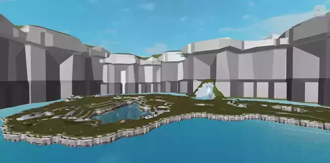 Crystal Lake Island Map