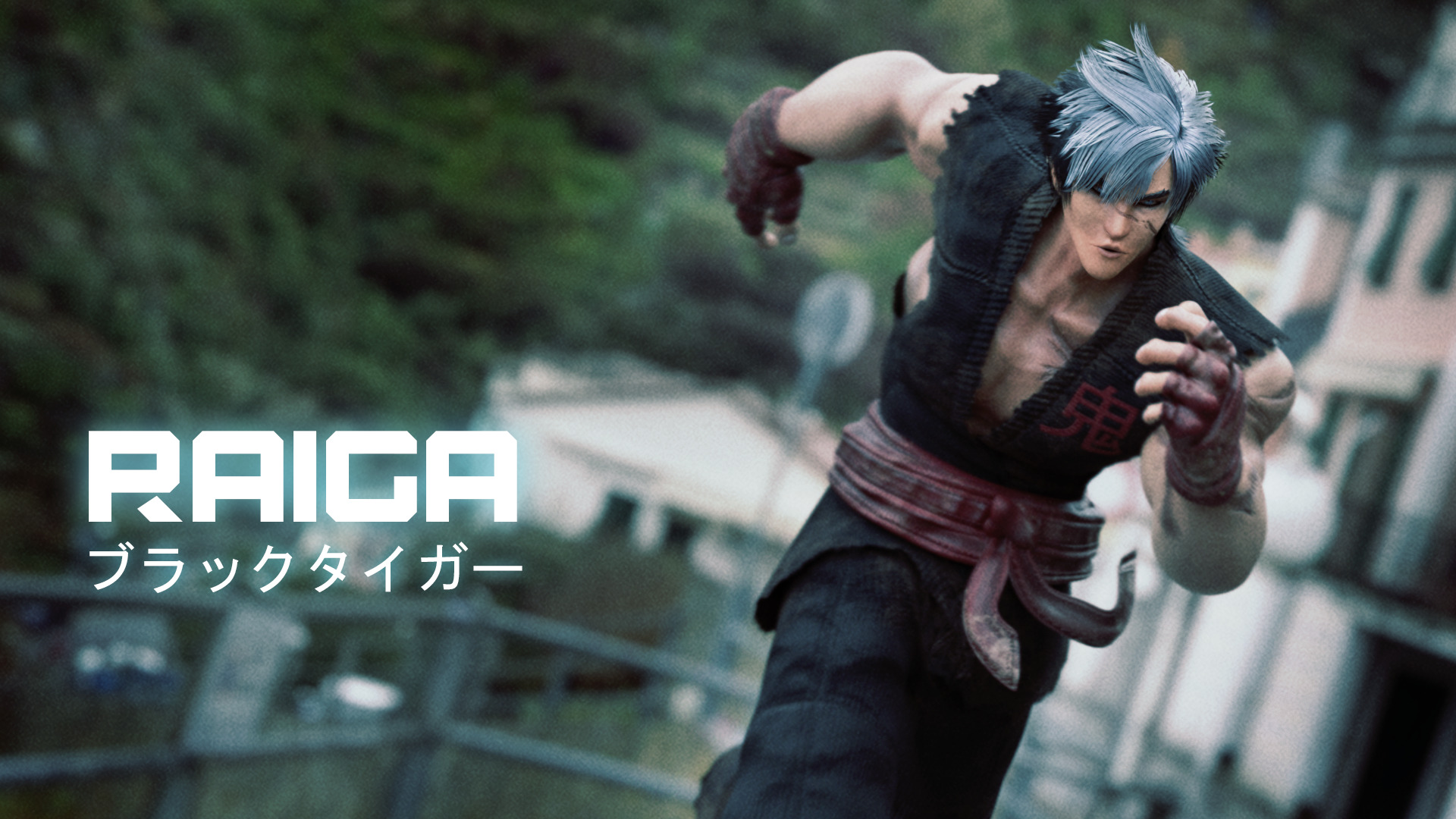 Stylized Male Fighting Character - Raiga Low-poly 3D model_4