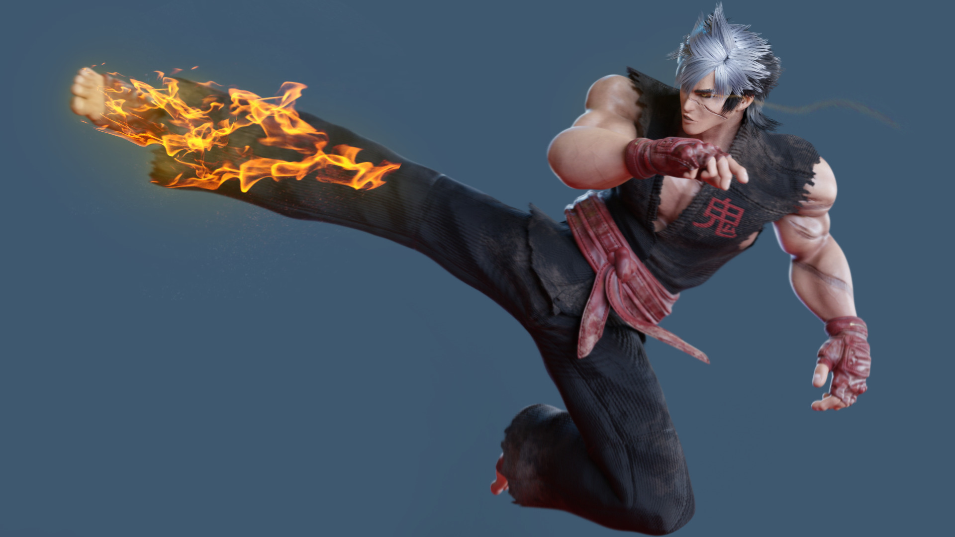 Stylized Male Fighting Character - Raiga Low-poly 3D model_3