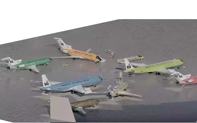 BRANIF FLEET 1969 1971 BOEING 727 100    707 327   727 200  DC8