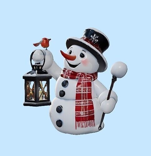 Snowman Free 3D print model