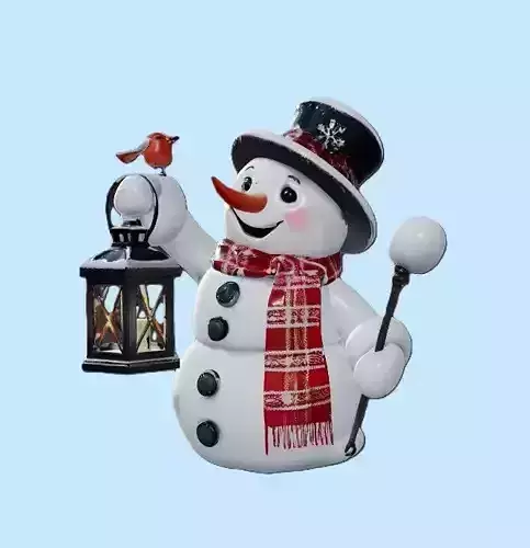 Snowman Free 3D print model Snowman Free 3D print model