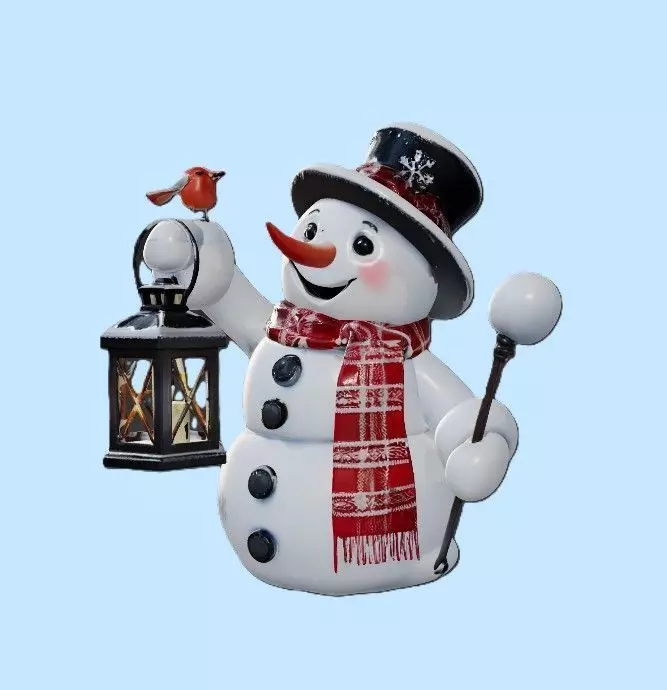 Snowman Free 3D print model_0
