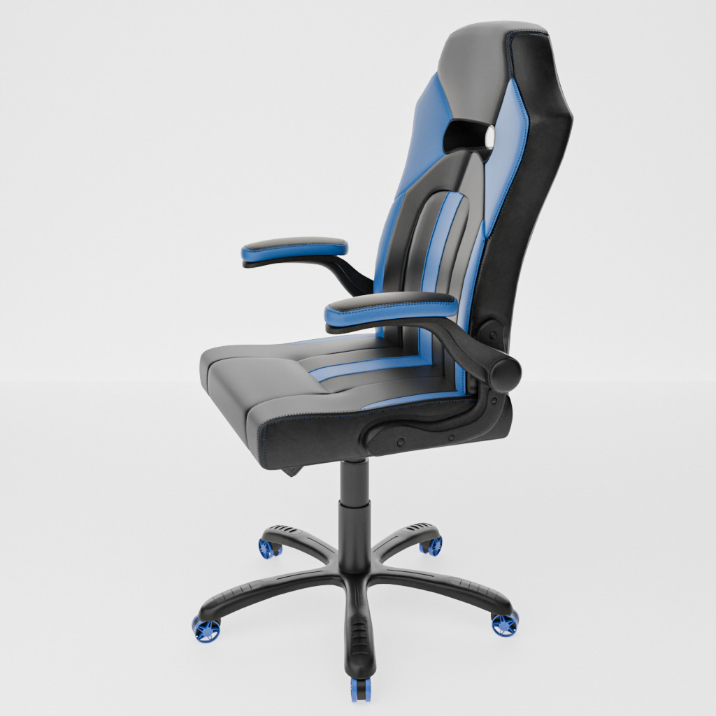 Gaming Chair 3D model_2