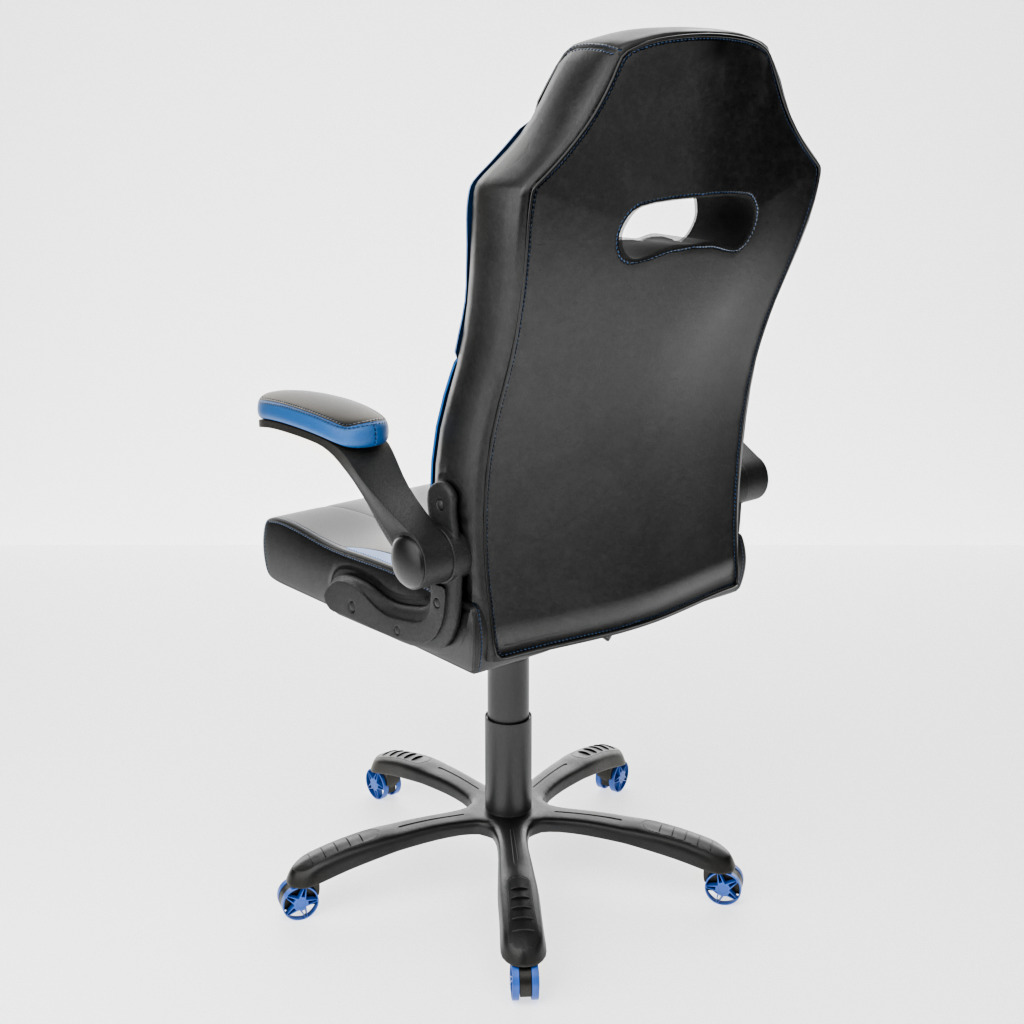 Gaming Chair 3D model_3