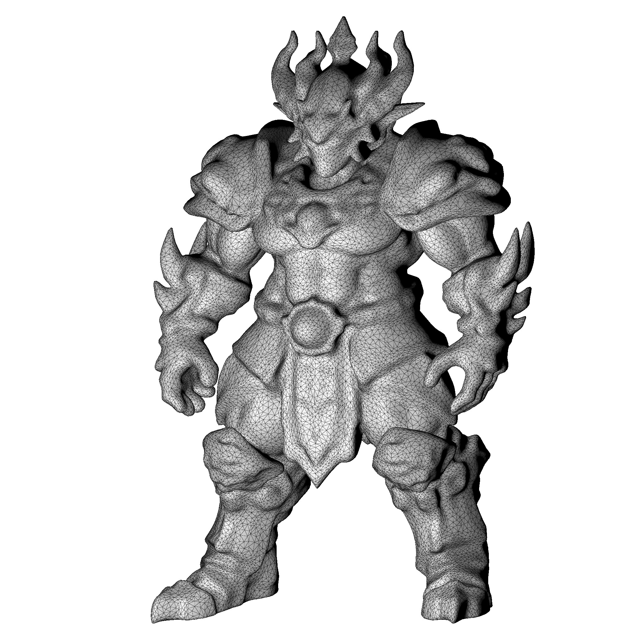 Crimson Warlord Armor 3D print model_8