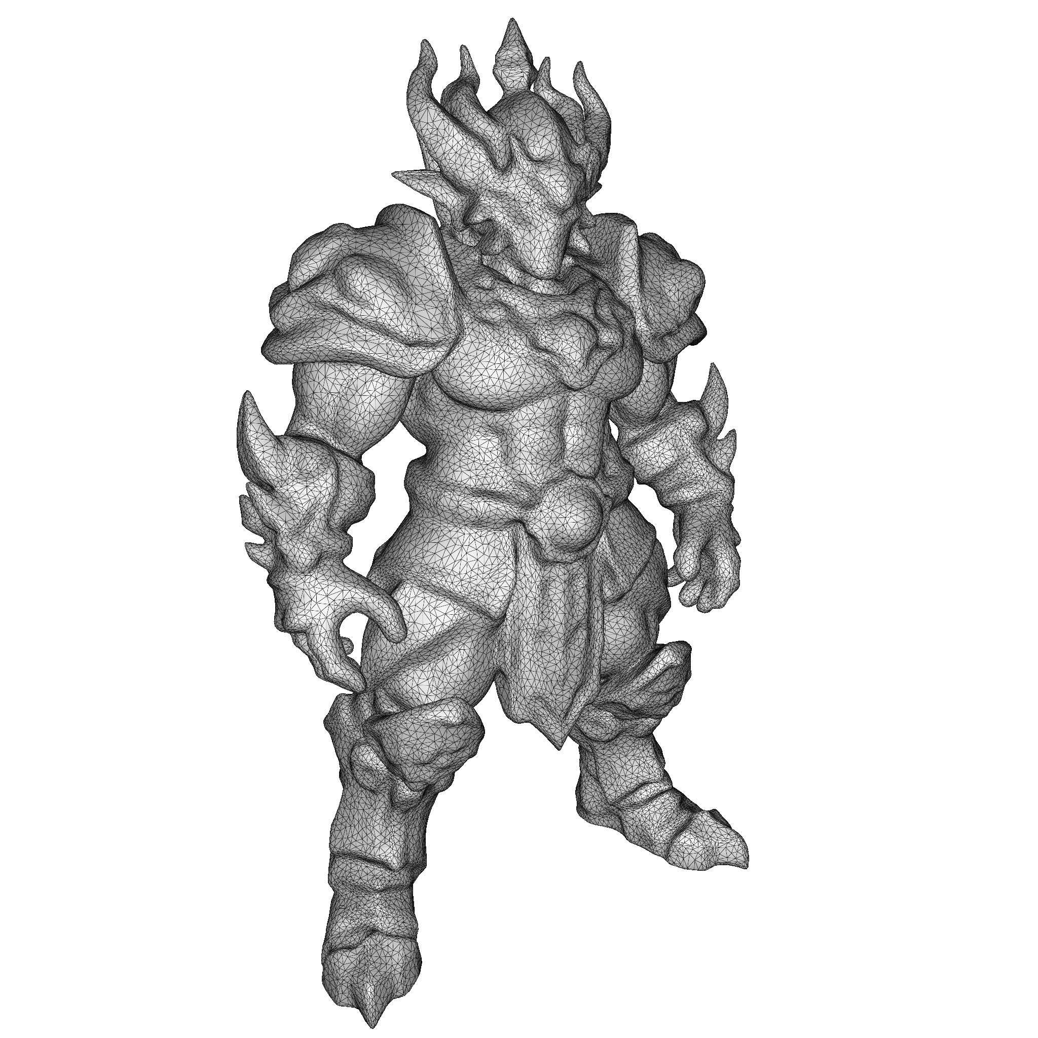 Crimson Warlord Armor 3D print model_2