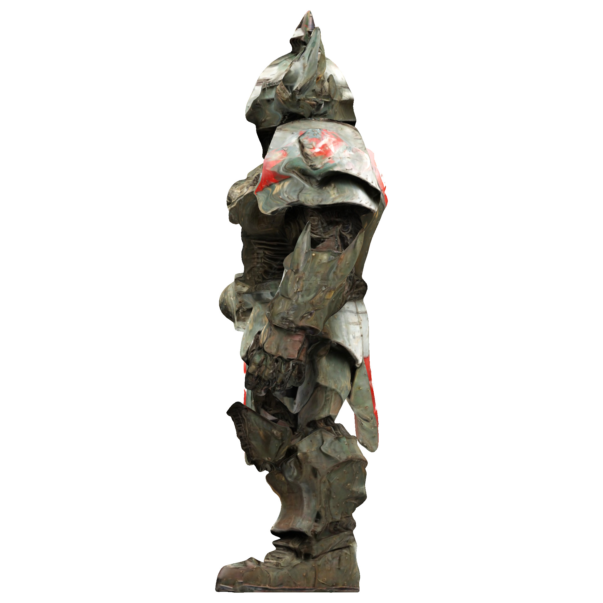 Crimson Warlord Armor 3D print model_5