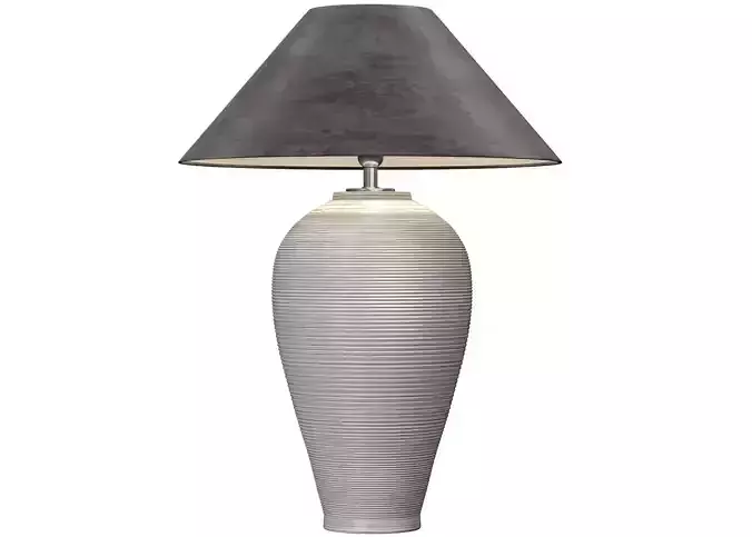 Florence Bedside European Nightstand Ceramic Table Lamp Ardeco 3D model