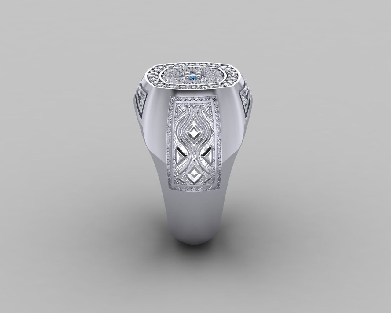 Men Ring 3D print model_13