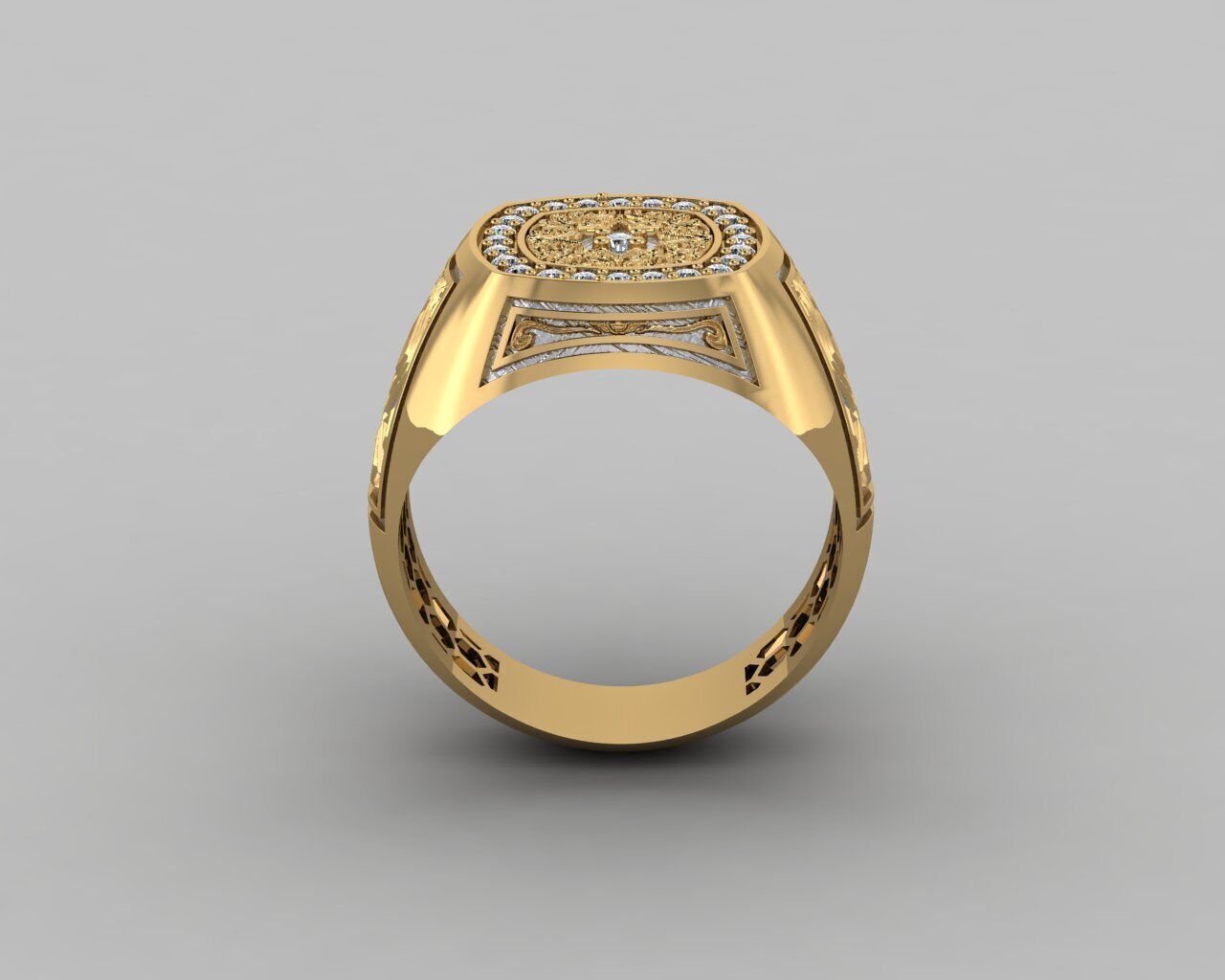 Men Ring 3D print model_23