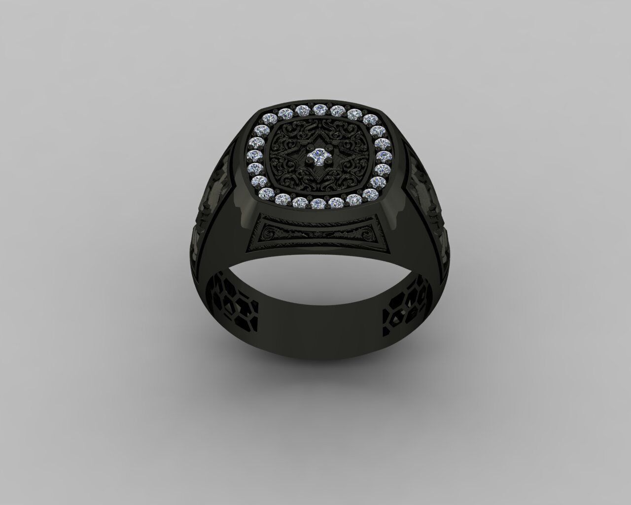 Men Ring 3D print model_16