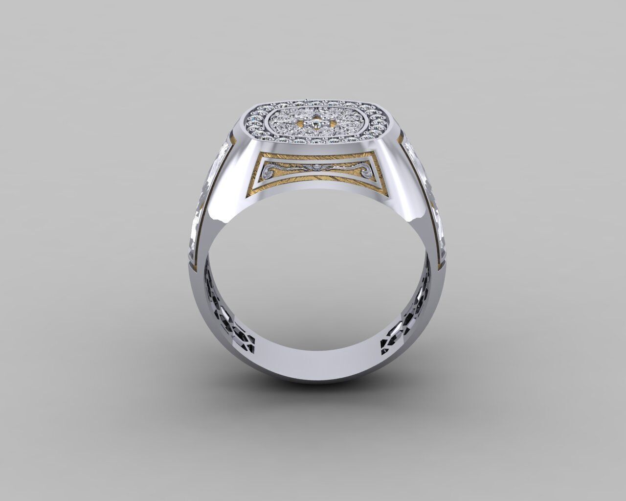Men Ring 3D print model_31