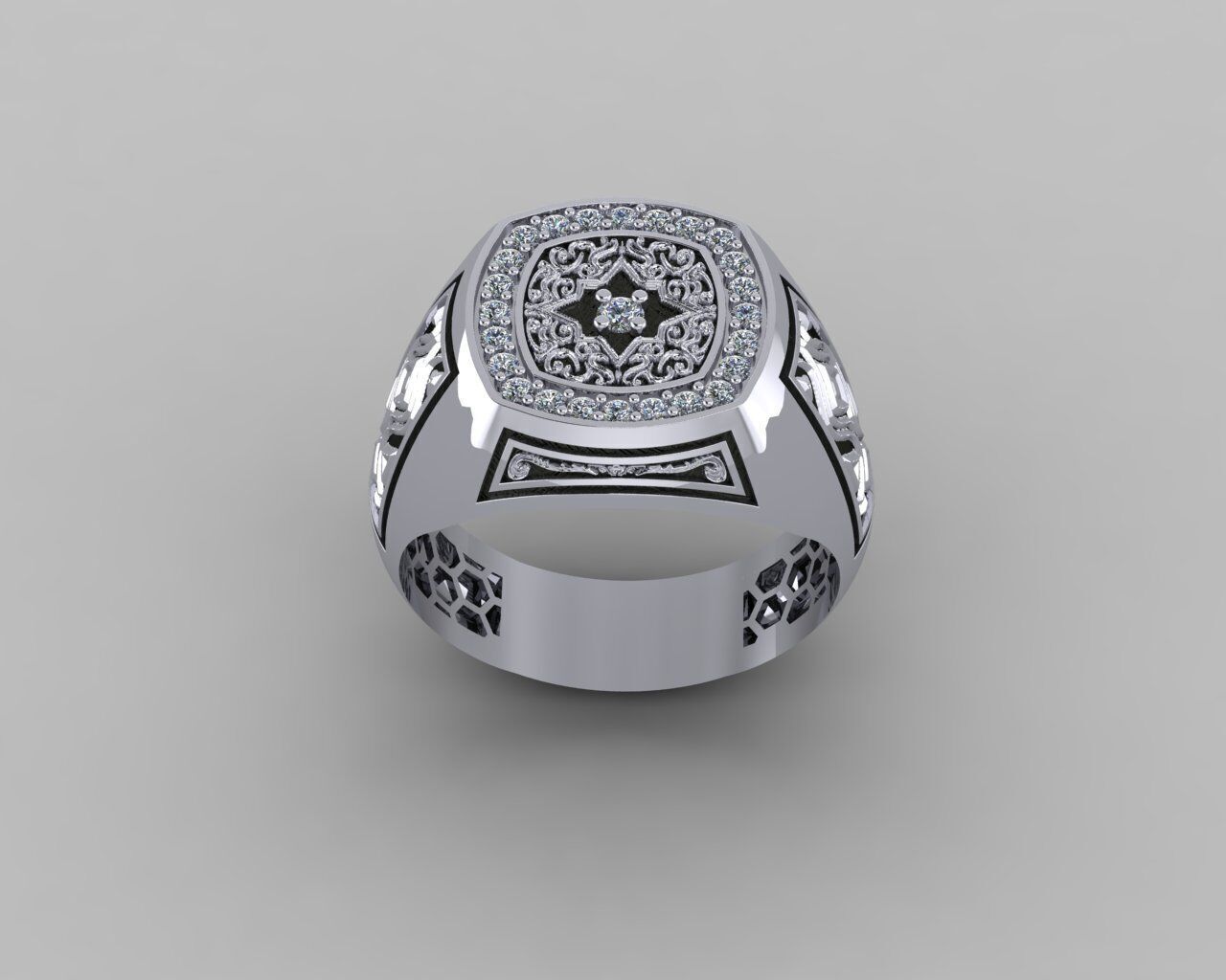 Men Ring 3D print model_28