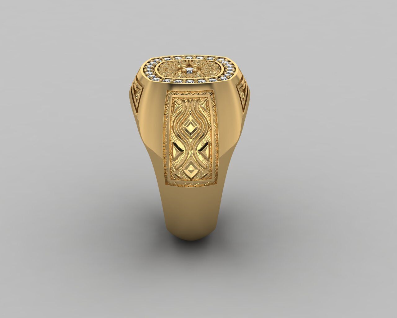 Men Ring 3D print model_9