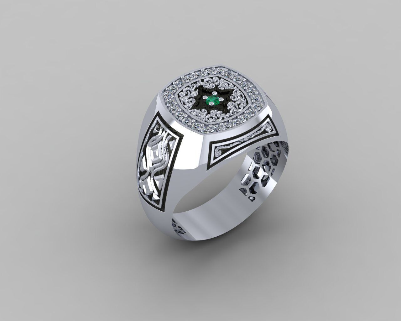 Men Ring 3D print model_41