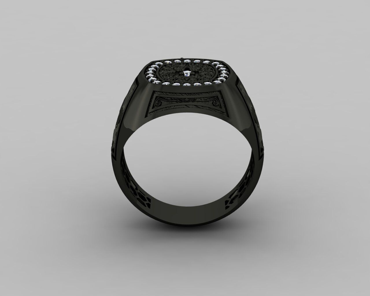 Men Ring 3D print model_15
