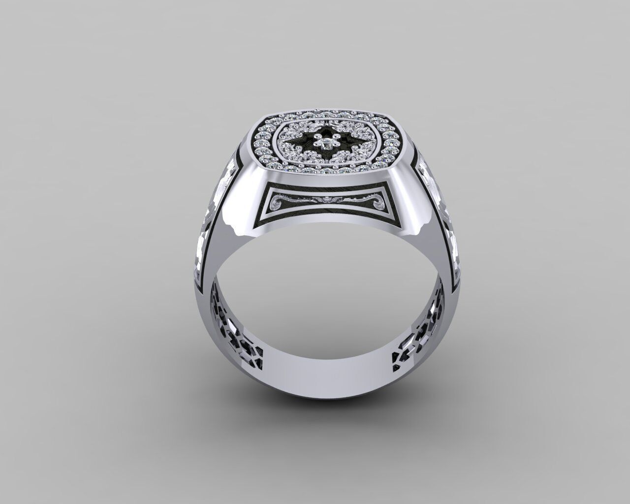 Men Ring 3D print model_4
