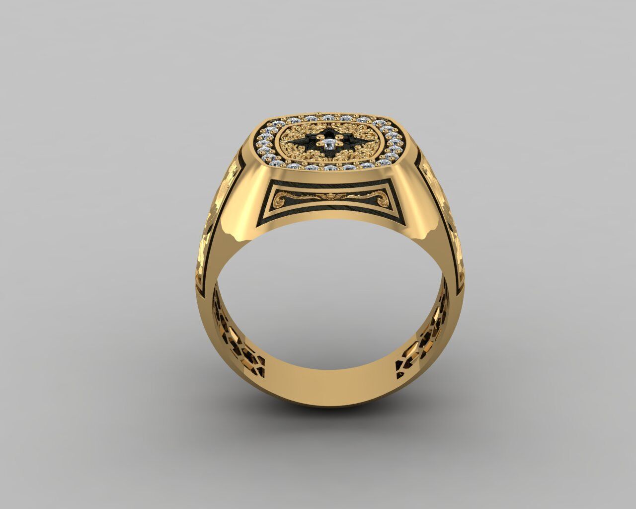 Men Ring 3D print model_1