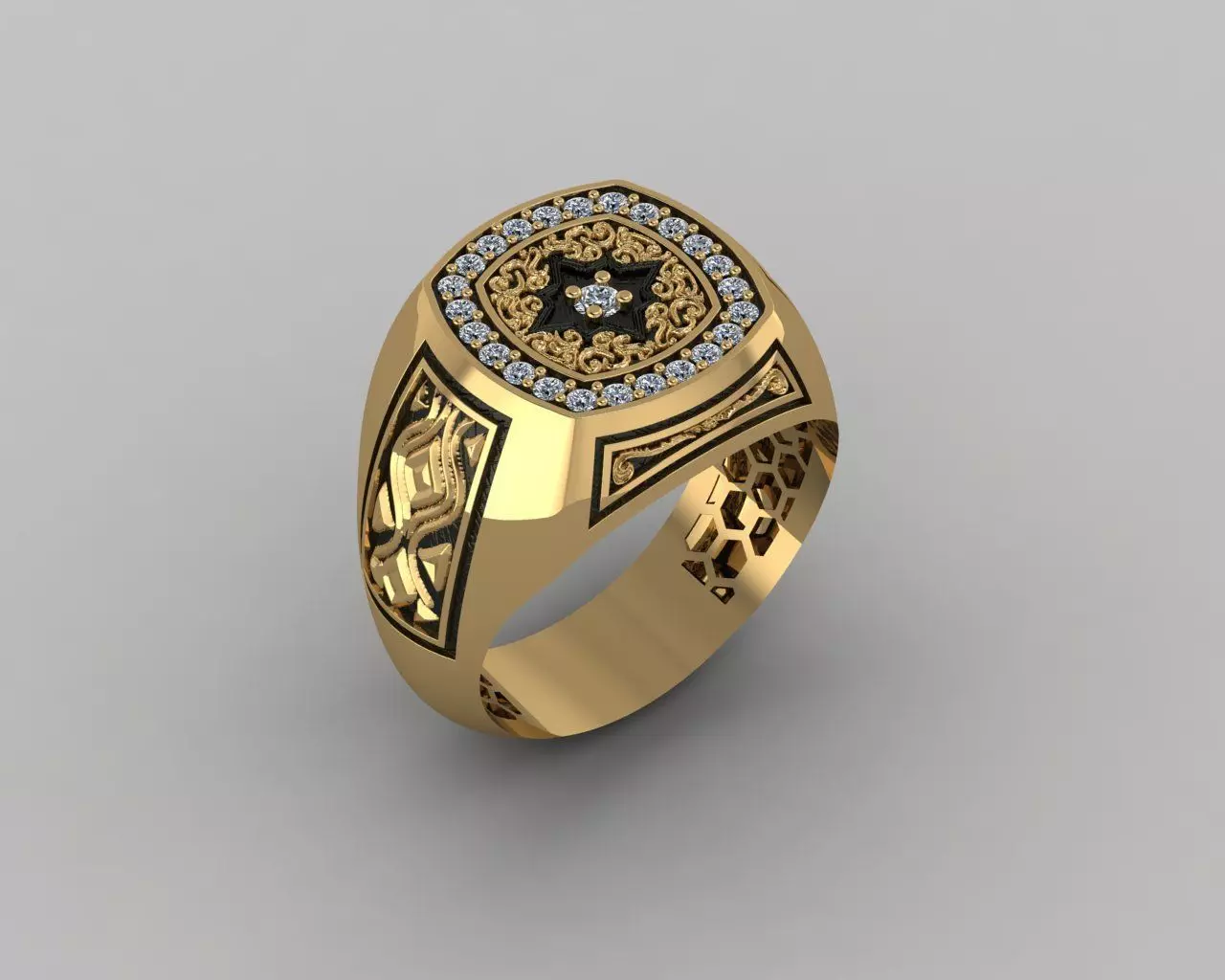 Men Ring 3D print model_0