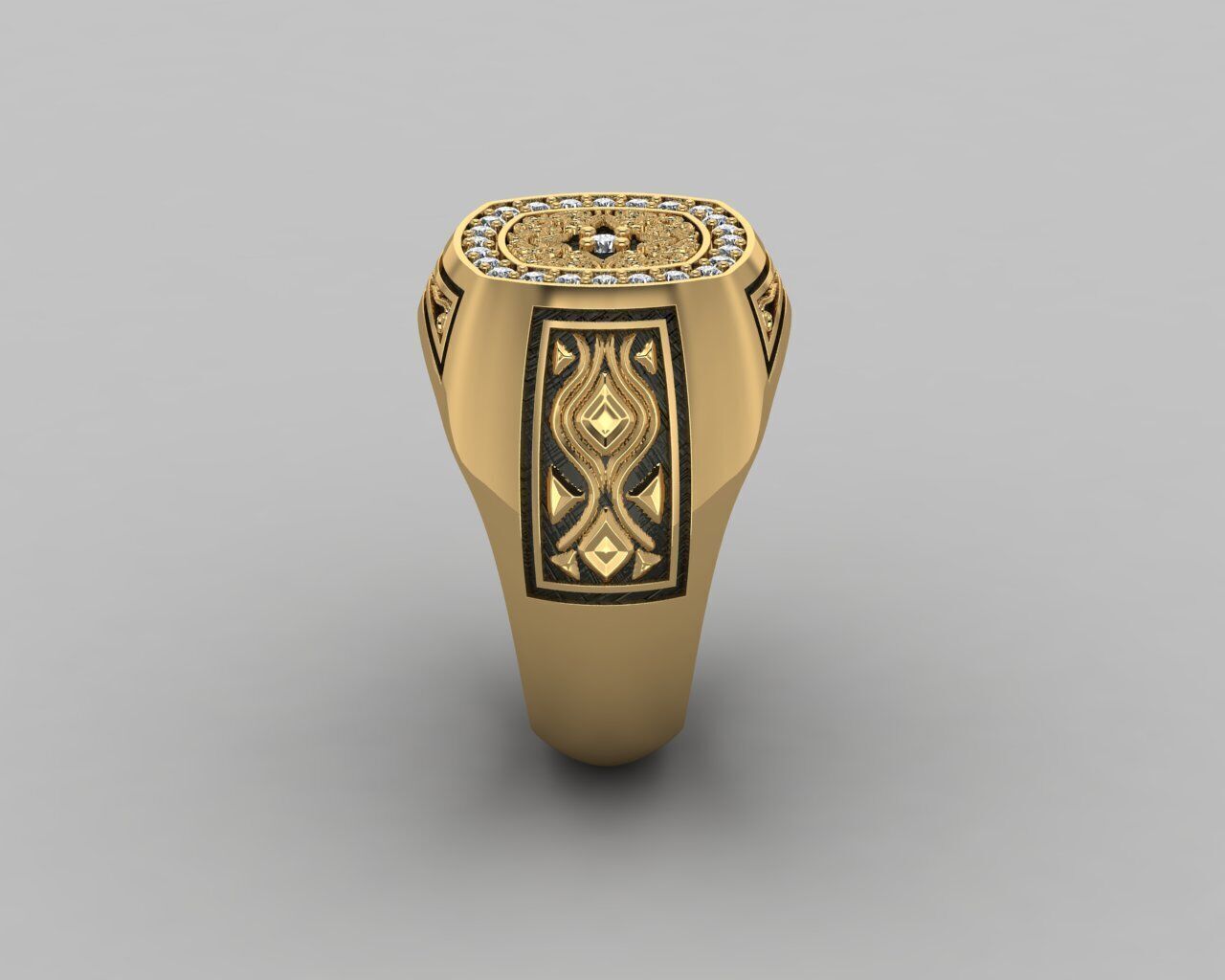 Men Ring 3D print model_21