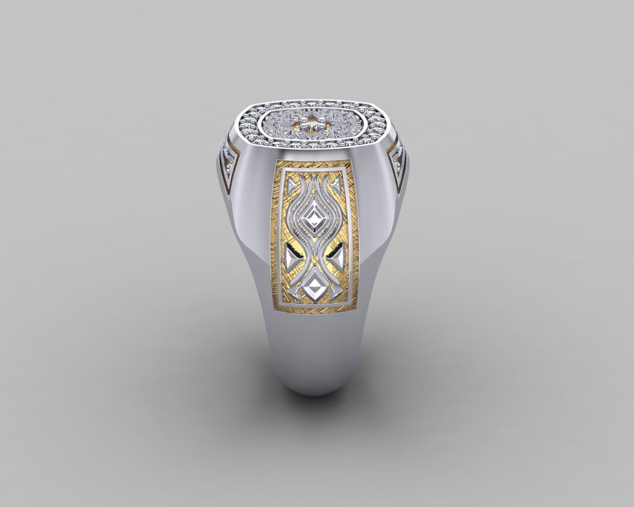 Men Ring 3D print model_33
