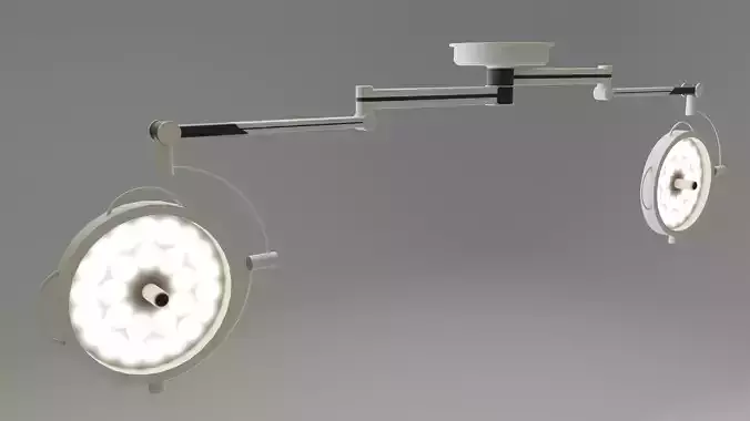 Rigged Surgical Operation room lights
