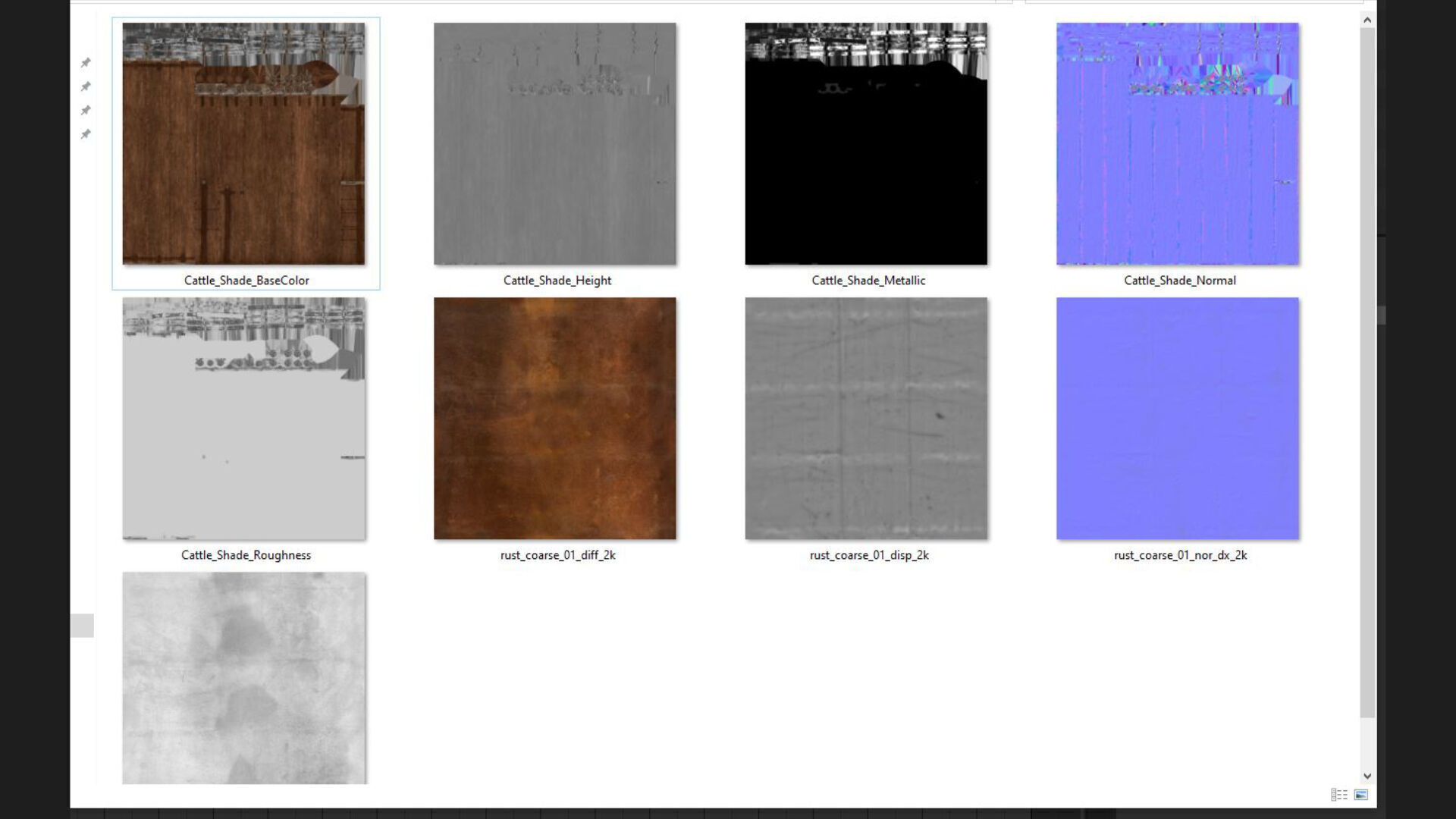 cattle shade corrugated roof 3d prop for farm or ranch 3D model_5