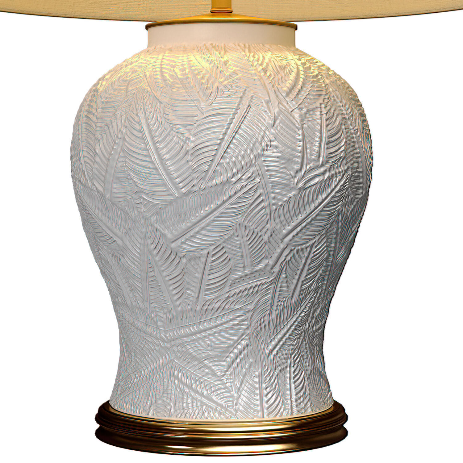 Nightstand bedside European Casa Padrino ceramic Table lamp 3D model_3