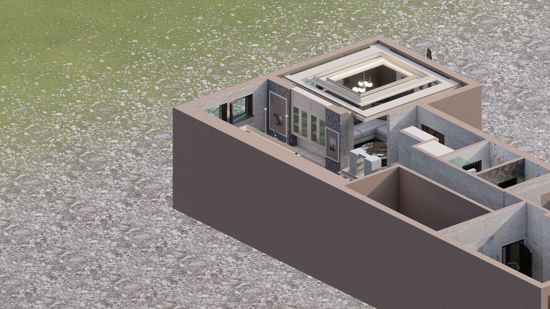 apartment layout 3D model_9