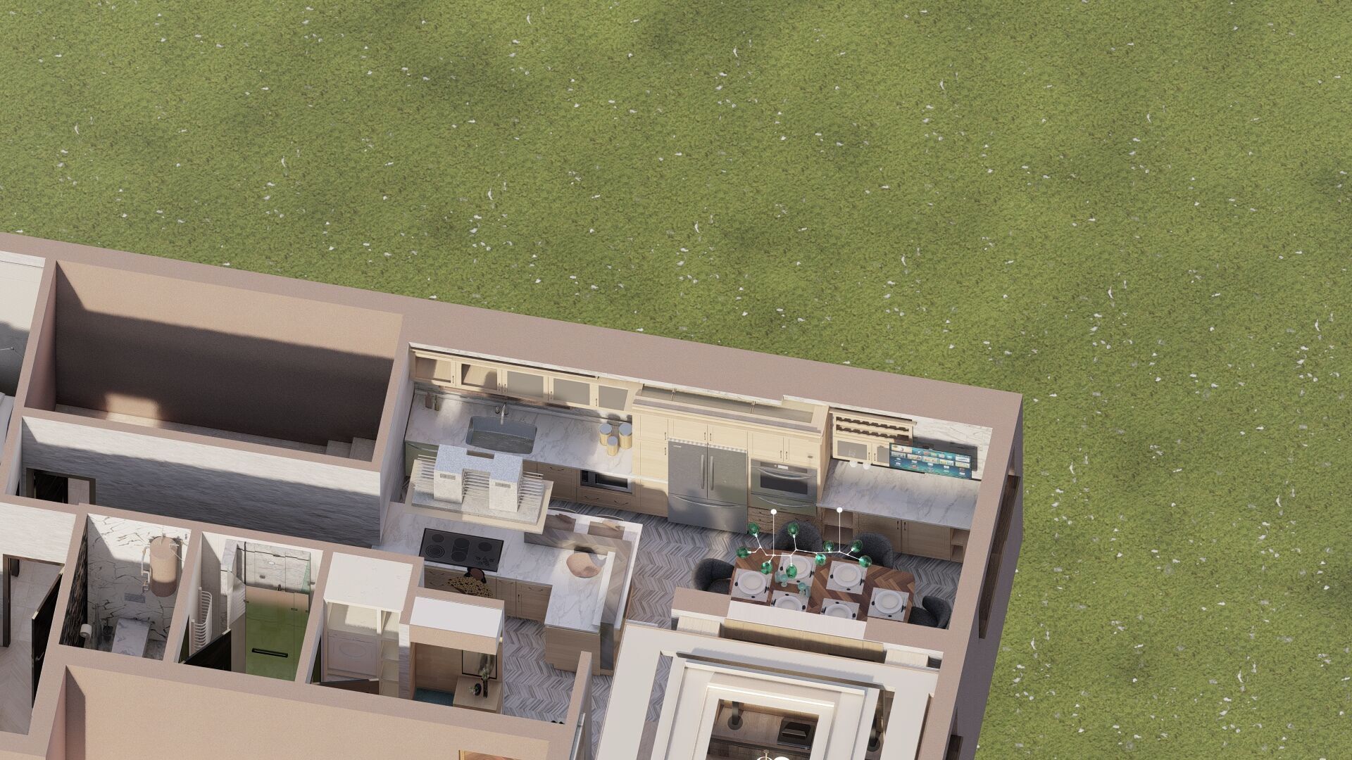 apartment layout 3D model_16