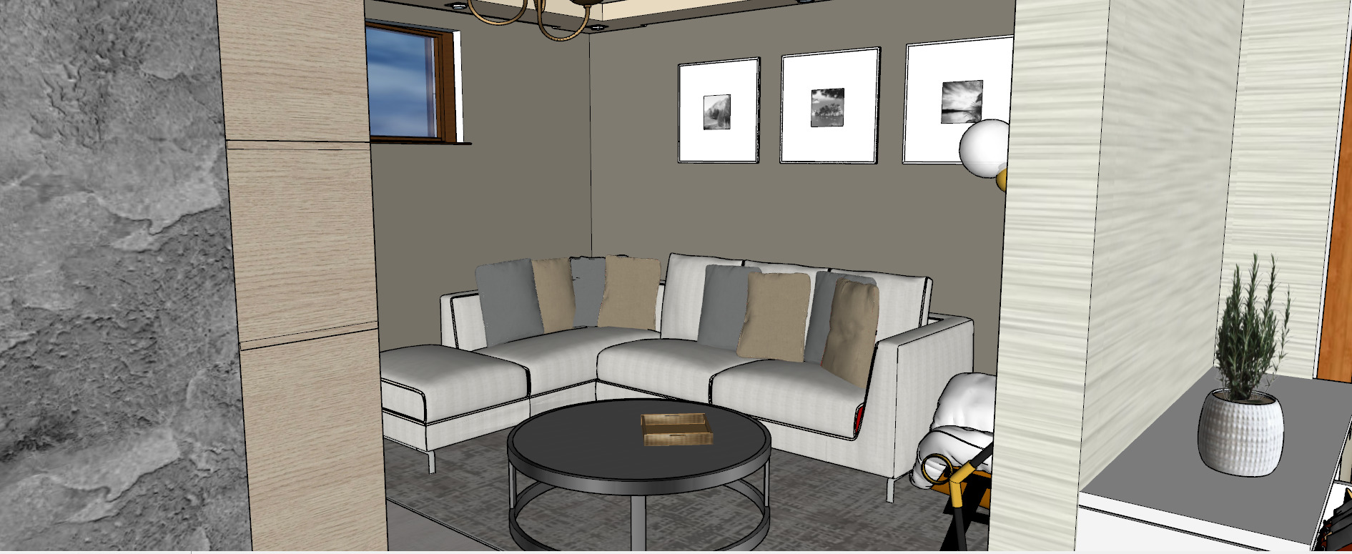 apartment layout 3D model_38