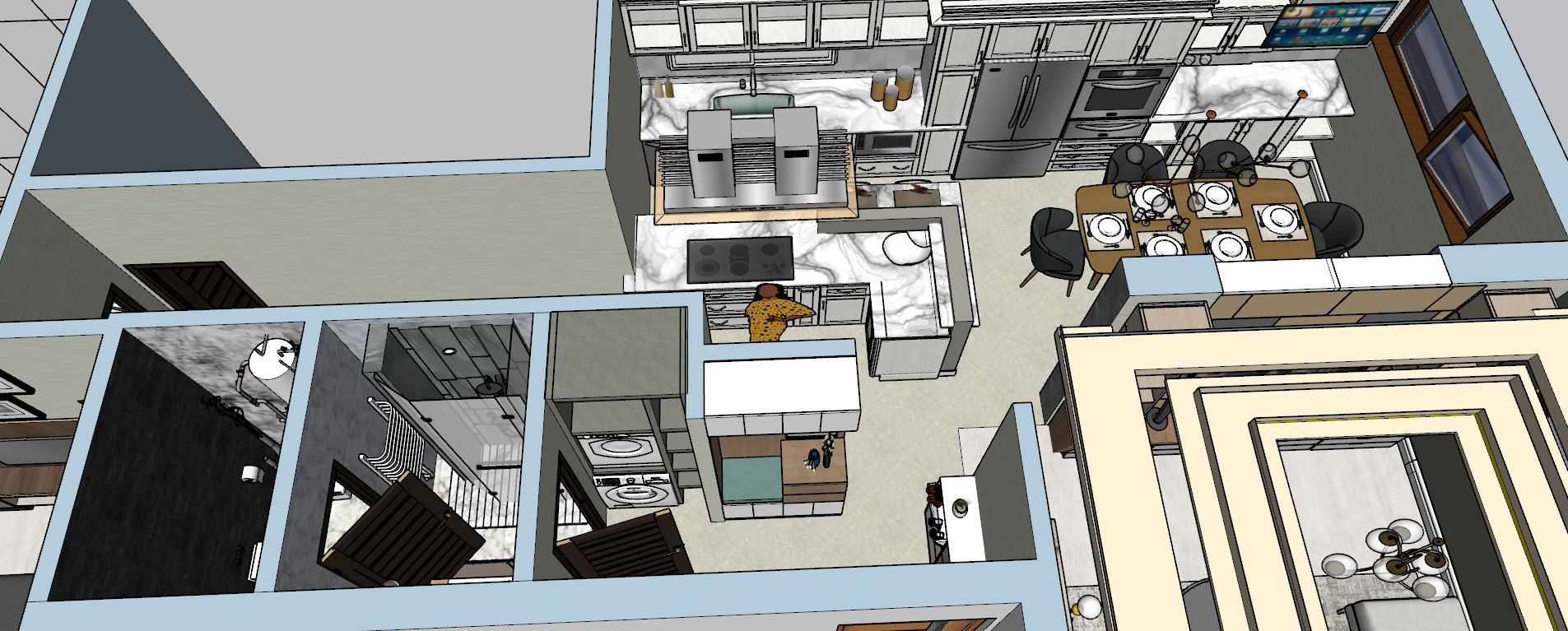 apartment layout 3D model_54