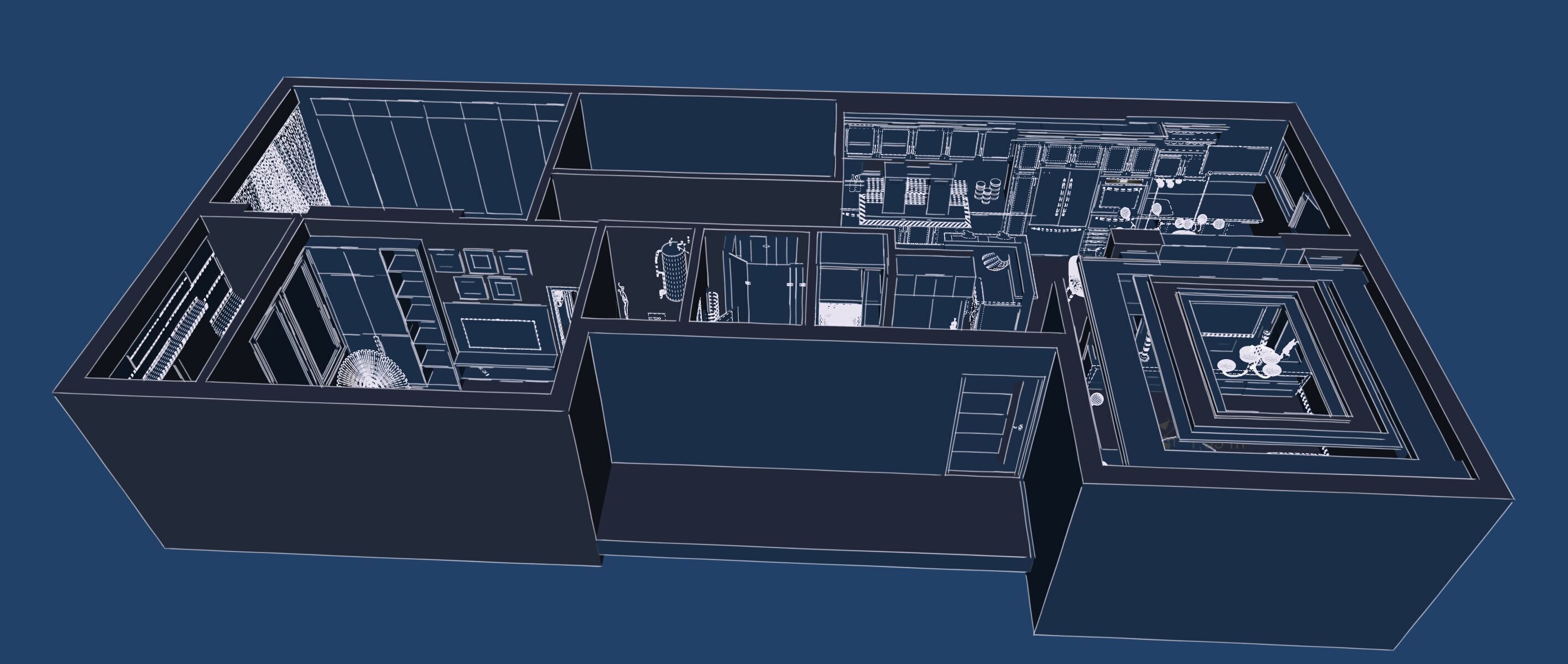 apartment layout 3D model_55