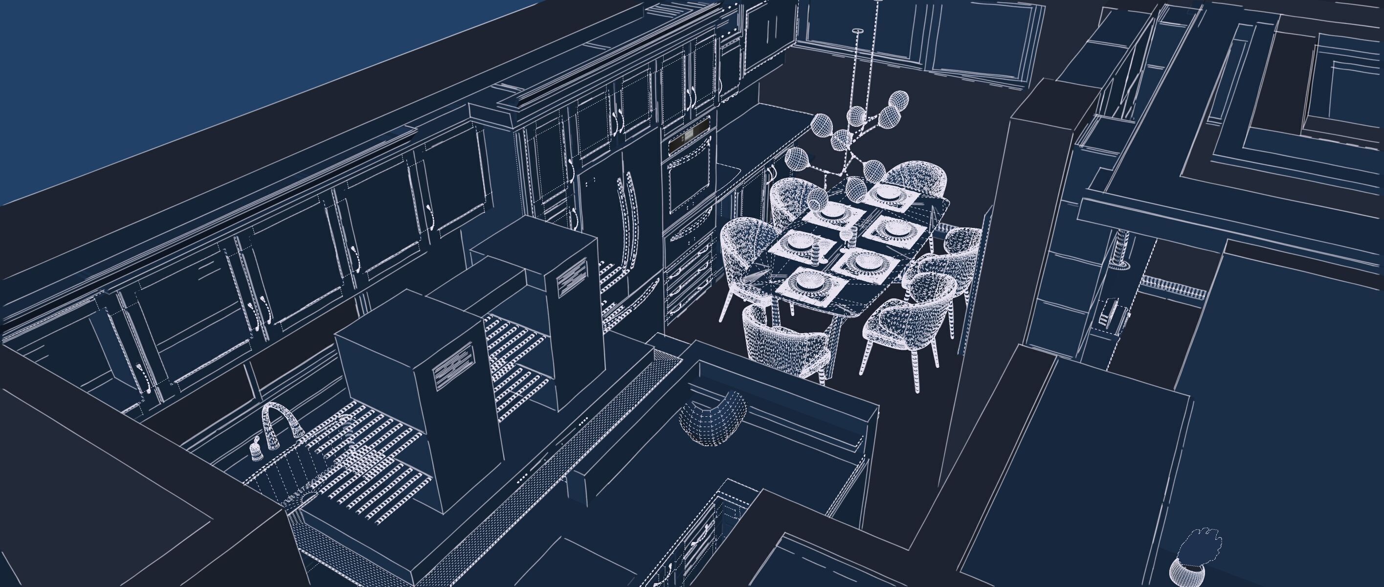 apartment layout 3D model_56