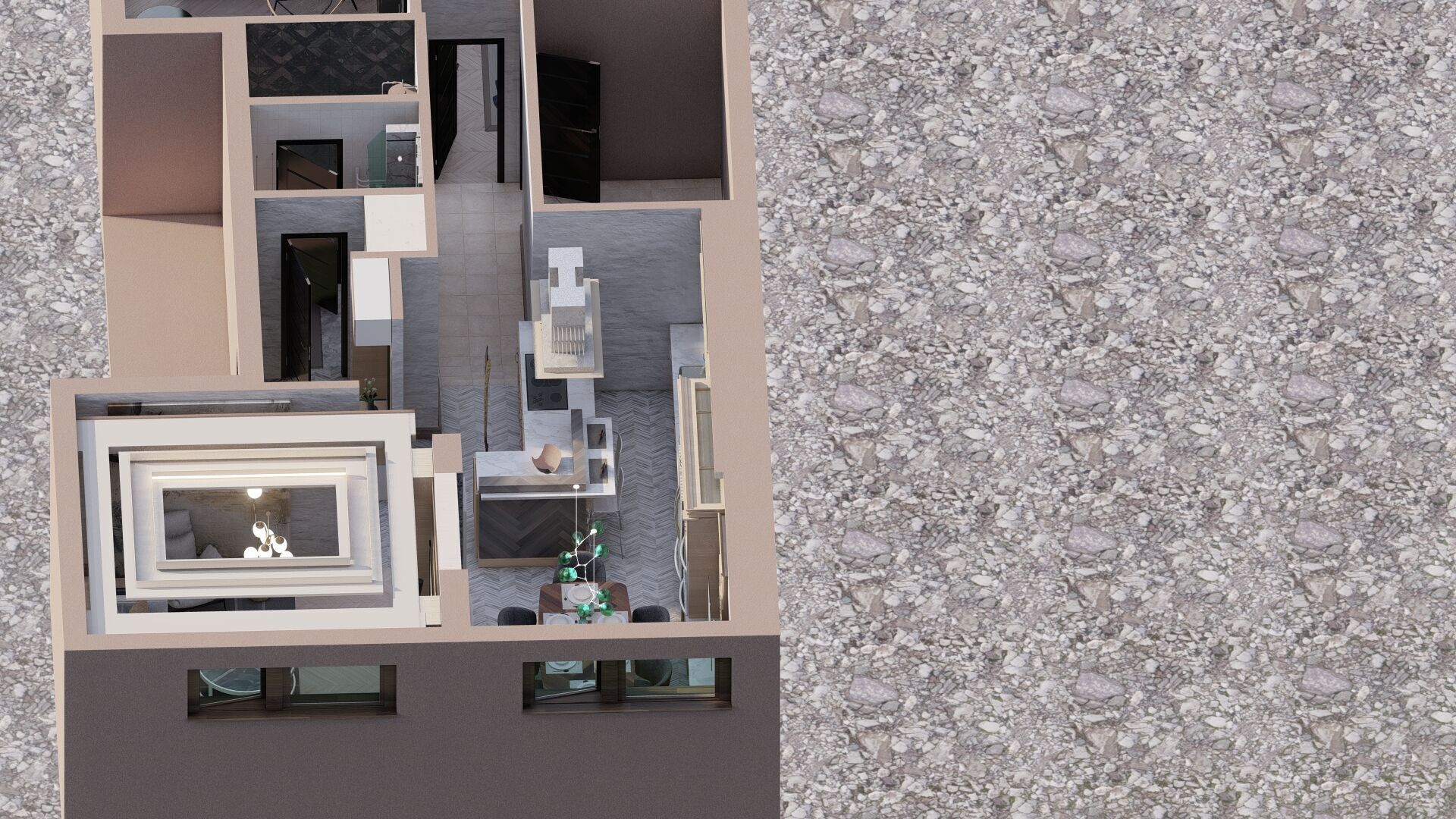apartment layout 3D model_14