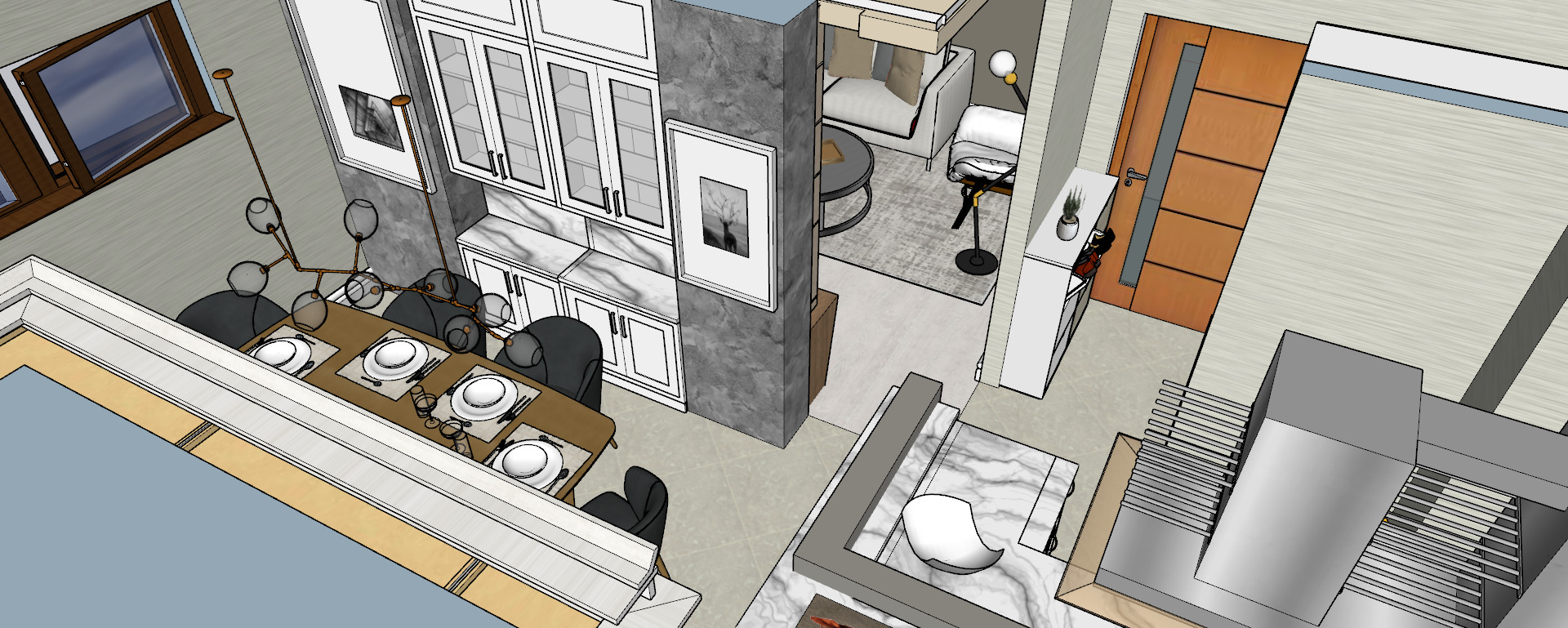 apartment layout 3D model_40